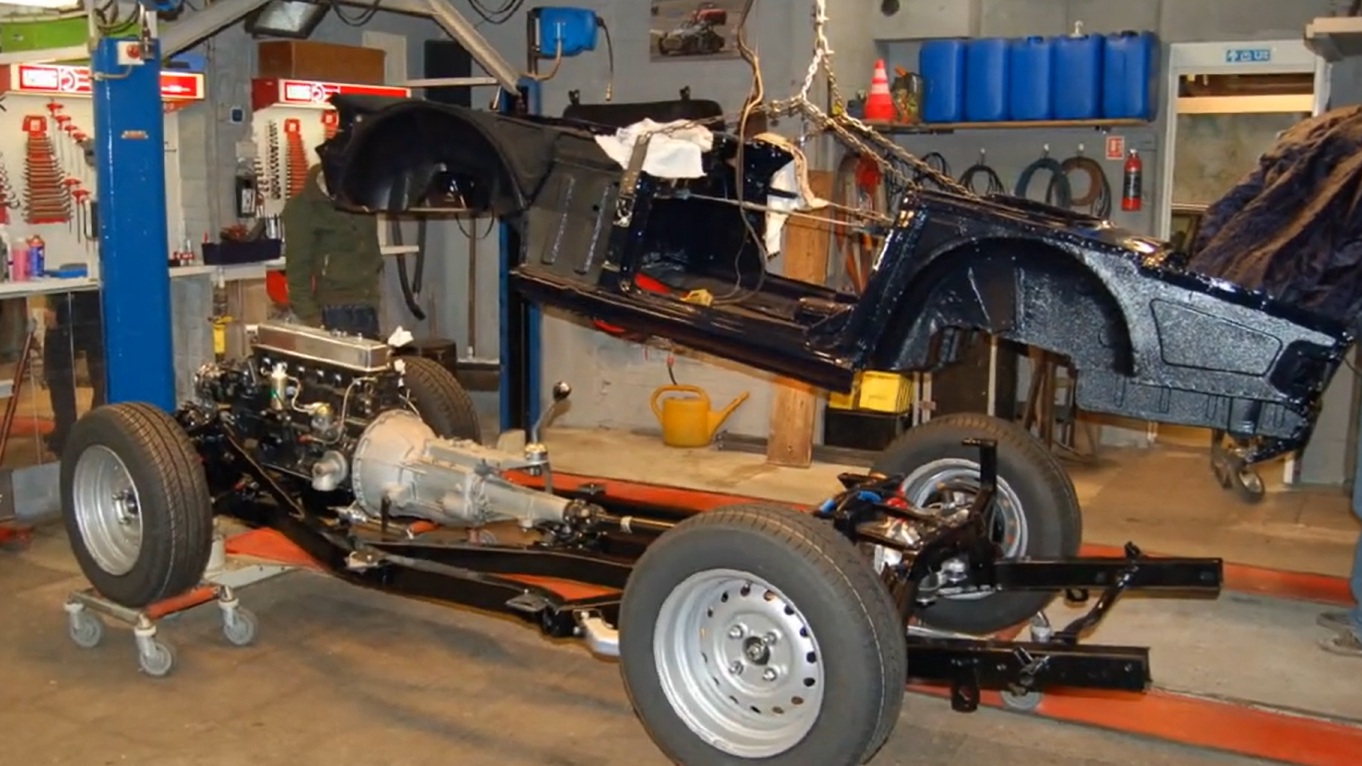 Restauration TR6 Karosserie
